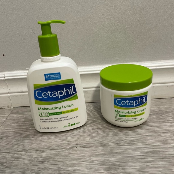 Brand new Cetaphil Moisturizing Lotion and Moisturizing Cream 2 pacK - Picture 3 of 8